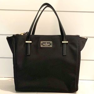 kate spade Double Zip Crossbody Tote - Black